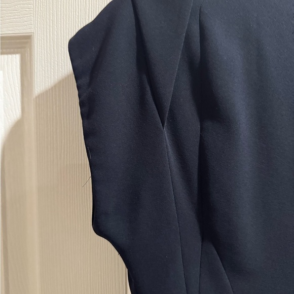 Elegant Navy Sheath Dress - Picture 3 of 7